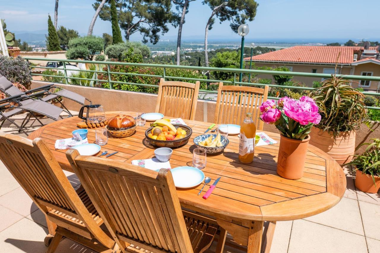 La Cle Vue Mer, Clim, Terrasse, Parking A Hyères Dış mekan fotoğraf