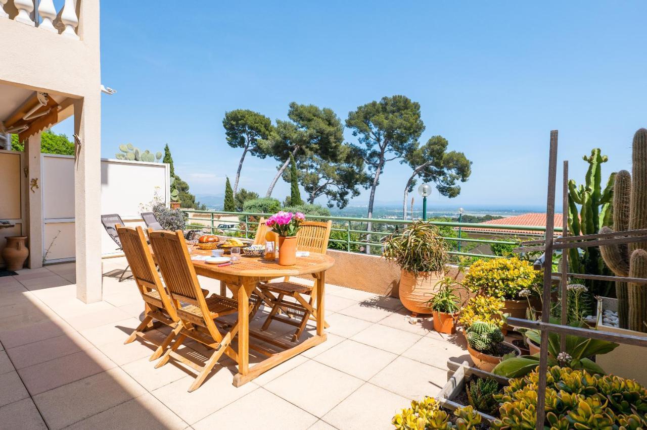 La Cle Vue Mer, Clim, Terrasse, Parking A Hyères Dış mekan fotoğraf