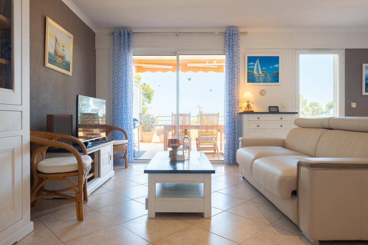 La Cle Vue Mer, Clim, Terrasse, Parking A Hyères Dış mekan fotoğraf